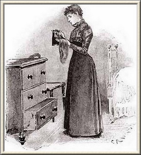 'Strand Magazine' illustration by Sidney Paget Illustration