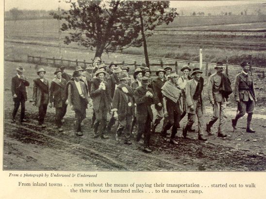From inland towns�&hellip; men without the means of paying their transportation