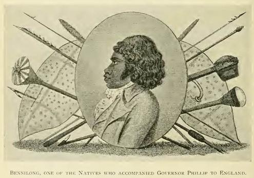 Bennilong, one of the Natives who accompanied Governor Phillip to England.