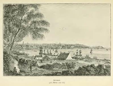 Sydney, (As P&eacute;ron saw it.)