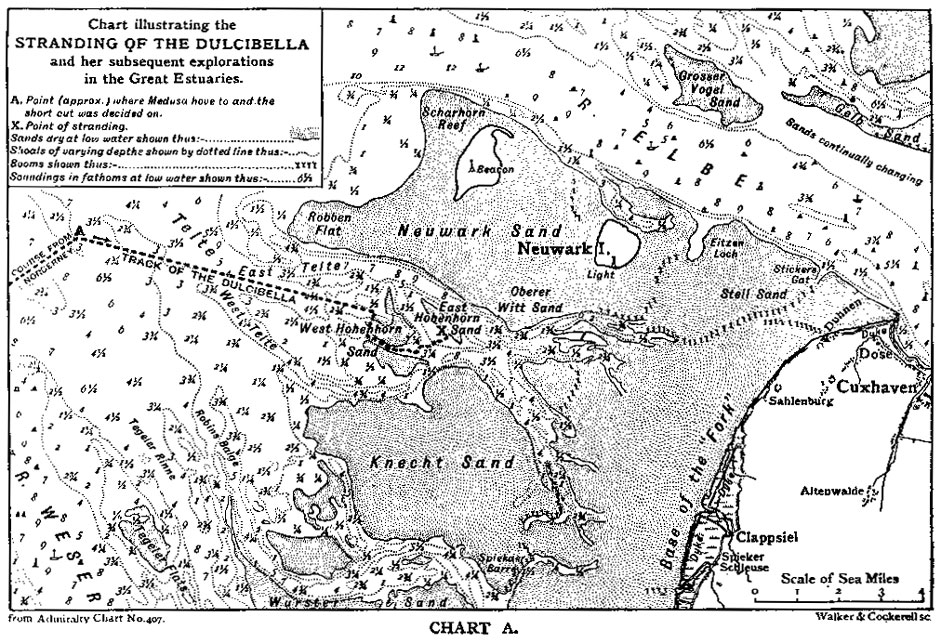 Illustration: C hart A to Illustrate the Stranding of the Dulcibella, etc.