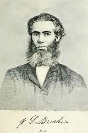 PORTRAIT OF REV. J. S. BEECHER
